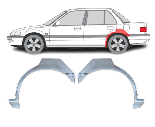 Für honda civic 1987 - 1993, 4
