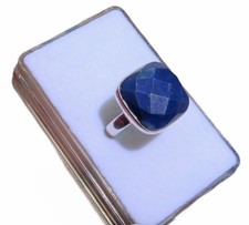 Lapis Lazuli facettiert Ring