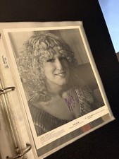 Bette Midler Signed 8x10 B&W