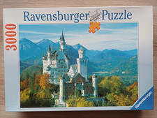 3000 Teile Puzzle Schloß Neuschwanstein im Herbst vollständig
