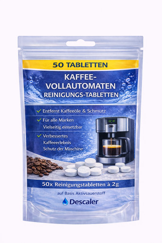 Reinigungstabletten für - 50,