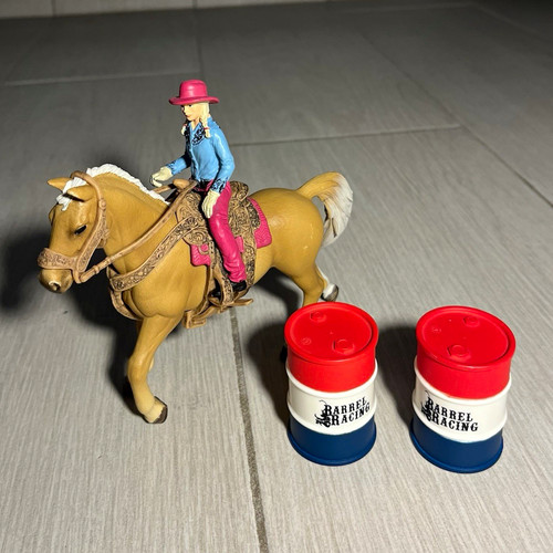 41417 schleich rodeo - set, pferd