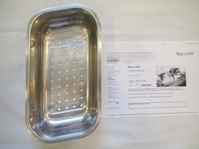 BLANCO Schale Gemüseschale Resteschale in Edelstahl schräge Form für Blanco Mega