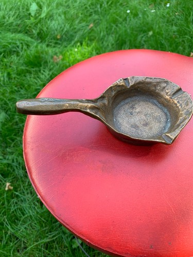 Bronze aschenbecher vintage - aschenbecher,