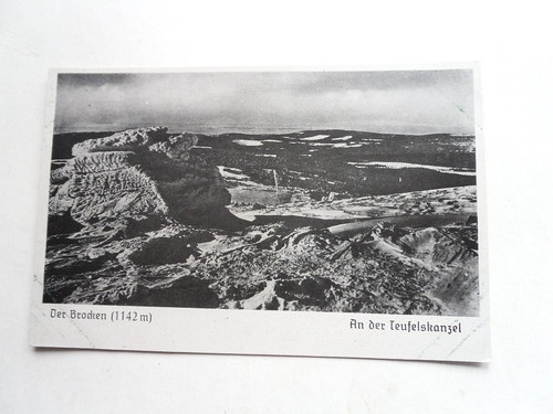 Brocken harz 1142 m - ak,