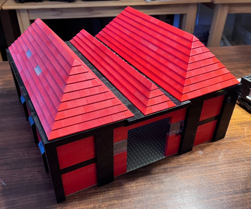 Lego moc lokschuppen - lego,