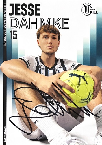 Autogramm jesse dahmke - autogramm,
