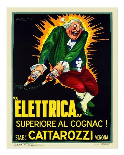 Vintage-Werbeplakat-Wandkunst