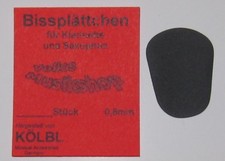 Bißplättchen Bissplättchen Klarinette&Sax. 0,8 mm Bissplatte Kölbl