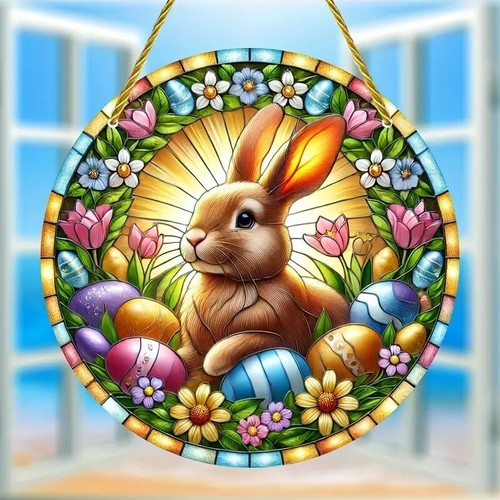 Sonnenfänger osterhase braun - sonnenfänger,
