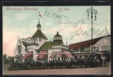 Ansichtskarte Düsseldorf, Ausstellung, Café Weitz 1902 