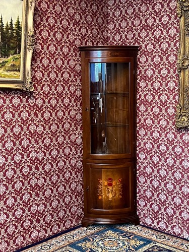 Barock eck vitrine - barock,