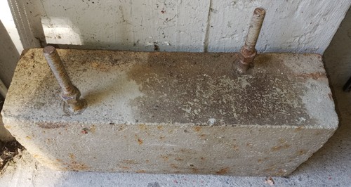 Beton klotz tor schild gewicht - beton,