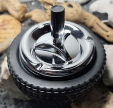  Autoreifen als Aschenbecher