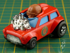 Mini Ha ha Cooper rot  No 14 rot Matchbox Lesney England  ca. 1/64  Die-Cast .