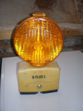 NISSEN Euro-Nitra Baustellenlampe Baustellenleuchte Blinklampe mit Halter LED