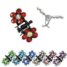 6 Stück Schmetterlingsspangen Haarspangen Haarschmuck Blümchen Klemmen