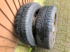 2xkomplette Winterreifen+Felgen 185/65R15 88H für Mitsubishi Spacestar,Volvo V40