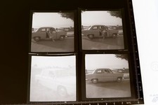 vier alte Negative Oldtimer -