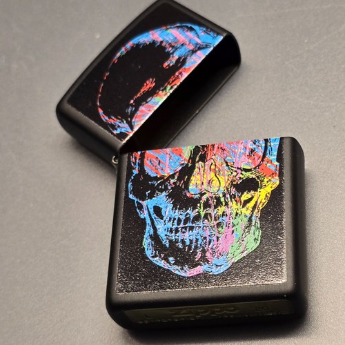Zippo skull color - skull, (nur