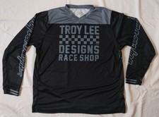 TroyLeeDesigns MTB Fahrradshirt Größe XL Schwarz-Grau Top Zustand!