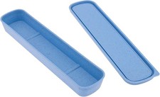 1 x tragbare Besteckbox, Reisegeschirr, Aufbewahrungsbox, Utensilienetui,