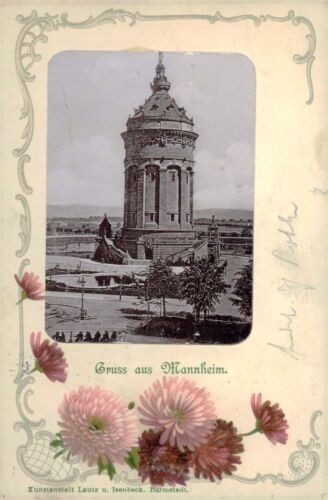 Ansichtskarte mannheim 1901 - ansichtskarte,