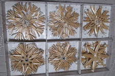 Strohsterne  Sterne 12 Stück  Weihnachten Hängedeko