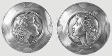 Art nouveau Seltener Paar WMF