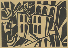 Walter Dexel - Apollotheater - Holzschnitt 1917