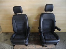 VW T5 T6 Multivan Transporter Leder Alcantara Sitze Sitzausstattung vorne schwar