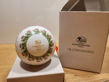 Hutschenreuther Weihnachtskugel 1993, "Bauklötzchen"