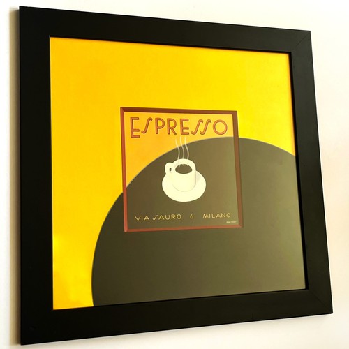 Individuell gerahmter espresso - gerahmter,