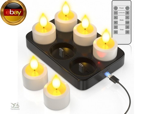 Led teelichter wiederaufladbar - teelichter,