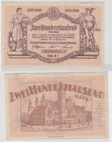 200000 mark banknote inflation - mark,