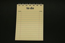 Legal Pad to do Block / to do