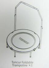  Fitness-Trampolin Ø 102 cm Faltbarer Kinder Indoor Outdoor mit Haltegriff HL5