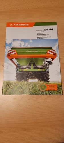 Prospekt amazone anbaustreuer - prospekt,