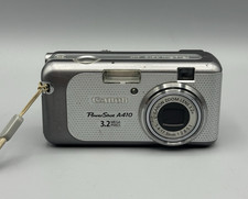 Canon PowerShot A410 Digitalkamera 3.2MP 3.2x Zoom Silber Y2K Kamera DEFEKT