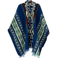 Alpaca Wool Poncho Mens