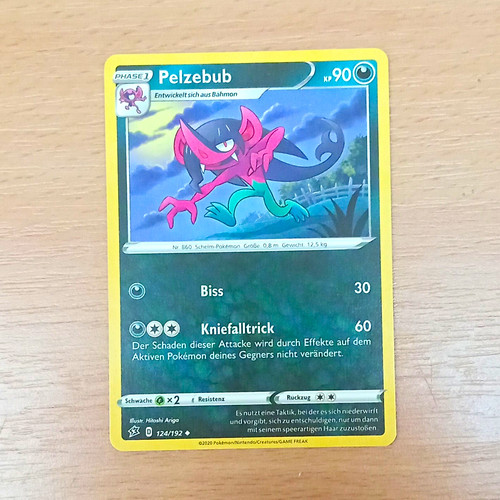 Pokémon tcg pelzebub phase - tcg,