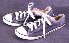 Converse All Star Dainty OX Sneaker Chucks Gr. 38,5 grau Canvas Damen BC1661
