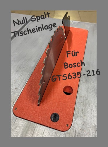 Tischeinlage für bosch - für, gts