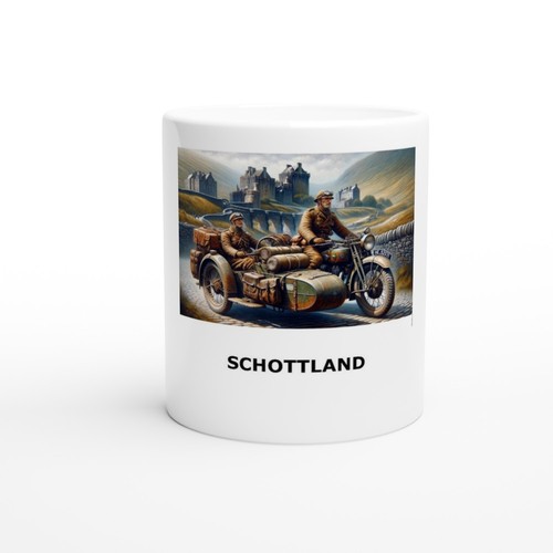 Schottland motorrad beiwagen - schottland,