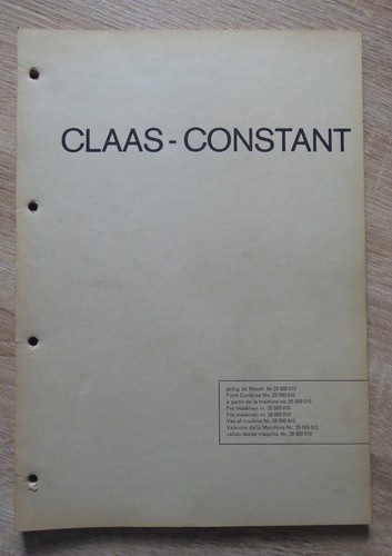 Claas ballenpresse constant - claas,