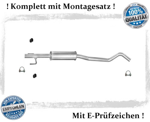 Mittelschalldämpfer für opel - mittelschalldämpfer,