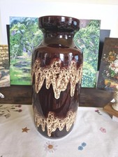 Vintage Bay Keramik West Germany große Bodenvase ca. 46 cm hoch