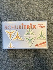 Schubi Schubitrix +/- 1000 Rechenspiel Logik IQ 72 Teile dreieckig Lernspiel