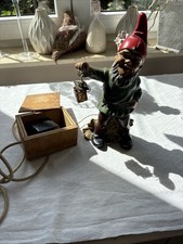 Alter  Heissner Gartenzwerg mit Lampe ? West Germany ? sehr gut erhalten ?