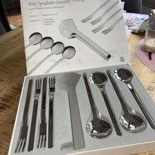 WMF Spaghetti-Garnitur Pastaset 8-Teilig Besteck Garnitur Collection Gourmet int